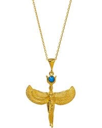Ebru Jewelry - Protection & Luck Opal Pendant Necklace - Lyst
