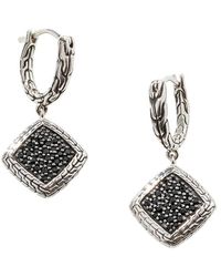 John Hardy - Treated Sapphire & Spinel Essentials Earrings - Lyst