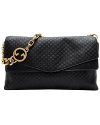 Gucci - Microssima Leather Chain Large Shoulder Bag (Authentic Pre- Loved) - Lyst