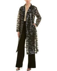 Gracia Trench Coat - Black