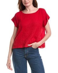 Eileen Fisher - Ballet Neck Square Top - Lyst