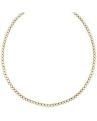 Prince Diamond & Jewelry - 14K 4.40 Ct. Tw. Lab-Grown Diamond Lab-Grown Tennis Necklace - Lyst