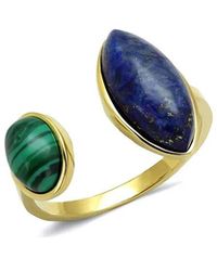Alamode Jewelry - Plated Stainless Steel Ring - Lyst