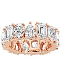 Lab Grown Diamonds - 14k Rose Gold 8.25 Ct. Tw. Lab-grown Diamond Eternity Ring - Lyst