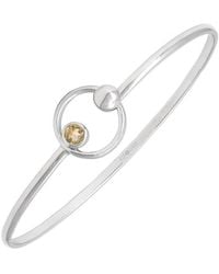 Gemstones - 0.25 Ct. Tw. Citrine Bangle Bracelet - Lyst