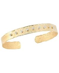 Reiss - 14k 0.14 Ct. Tw. Diamond Cuff Bracelet - Lyst