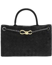 Tiffany & Fred Paris - Tiffany And Fred Paris Woven Suede Leather Top Handle Satchel - Lyst