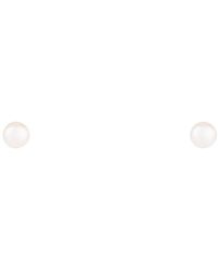 Splendid - 14k 3-4mm Pearl Earrings - Lyst