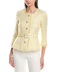 Tahari - Tweed Jacket - Lyst