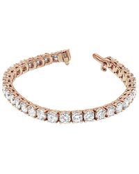 Diana M. Jewels - Fine Jewelry 14k Rose Gold 4.50 Ct. Tw. Diamond Tennis Bracelet - Lyst