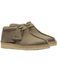 Clarks - Trek Fringe Suede Boot - Lyst