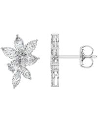 VOWE - 14K 4.00 Ct. Tw. Lab-Grown Diamond Earrings - Lyst