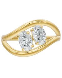Lab Grown Diamonds - 18K Plated 0.98 Ct. Tw. Lab-Grown Diamond Ring - Lyst