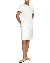 Lafayette 148 New York - Short Sleeve A-Line Dress - Lyst