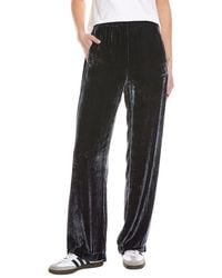 Velvet By Graham & Spencer - Sorine Velvet Silk-Blend Pant - Lyst