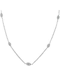 Sabrina Designs - 14k 0.32 Ct. Tw. Diamond Station Necklace - Lyst