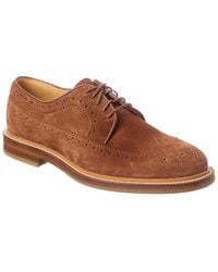 Brunello Cucinelli - Suede Derby - Lyst