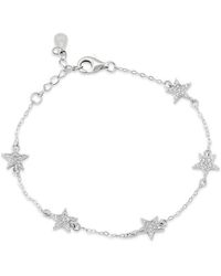 Savvy Cie - Cz Station Bracelet - Lyst