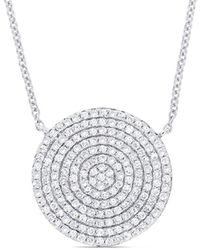 Sabrina Designs - 14k 0.58 Ct. Tw. Diamond Disc Necklace - Lyst