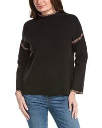Tahari - Novelty Embroidery Stitch Pullover - Lyst