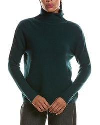 Forte - Textured Slouchy Funnel Neck 100% Cashmere Sweater - Lyst