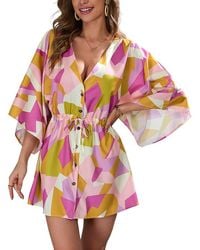VERA DOLINI - Mini Dress - Lyst