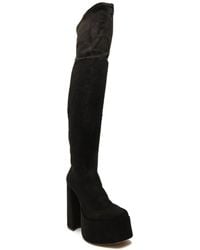 SCHUTZ SHOES - Shirley Leather Over The Knee Boot - Lyst