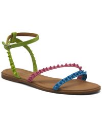 Adrienne Vittadini - Kobi Leather Sandal - Lyst
