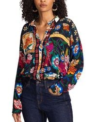 Johnny Was - Audrey Silk Shirt - Lyst