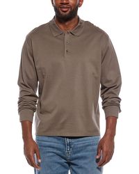 FRAME - Pique Polo Shirt - Lyst