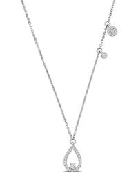 Rina Limor - 14K 0.25 Ct. Tw. Diamond Drop Necklace - Lyst