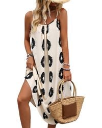 CAMILA BLANCO - Midi Dress - Lyst