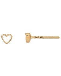 Karma and Luck - Plated Stud Earrings - Lyst