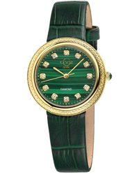 Gv2 - 's Arezzo Green Malachite Diamond Watch - Lyst