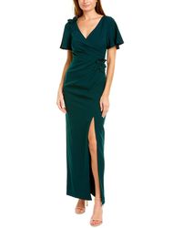 Adrianna Papell Petal Gown - Green