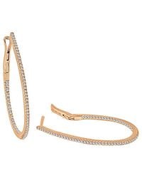 Sabrina Designs - 14k Rose Gold 0.46 Ct. Tw. Diamond Hoops - Lyst