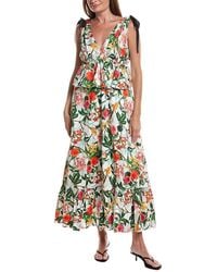 LAYERED WITH LOVE - Cecilia Printed Maxi Dress - Lyst