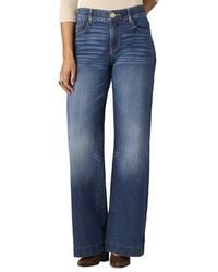Wit & Wisdom - Sam High Rise Wide Leg Jean - Lyst