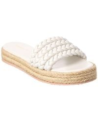 Gianvito Rossi - Marbella Leather Platform Sandal - Lyst