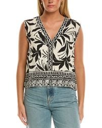 Velvet By Graham & Spencer - Lindsay Sleeveless Woven Top - Lyst