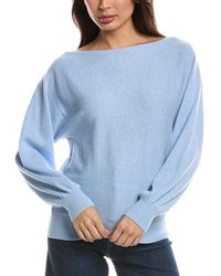 Forte - Off-The-Shoulder Dolman 100% Cashmere Sweater - Lyst