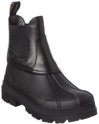 Celine - Riley Leather Ankle Boot - Lyst