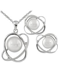 Splendid - Silver 9mm Pearl Set - Lyst