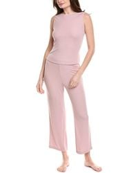 Natori - 2Pc Rib Essential Pajama Set - Lyst