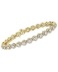Lab Grown Diamonds - 14K.00 Ct. Tw. Lab-Grown Diamond Fashion Bracelet - Lyst