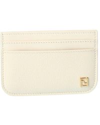 Fendi - Ff Leather Card Case - Lyst