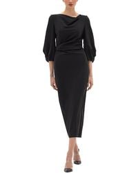 BGL - Wool-Blend Midi Dress - Lyst