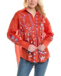 Johnny Was - Piper Relaxed Oversized Shirt - Lyst