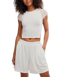 Free People - 2Pc Soft Side Sleep Set - Lyst