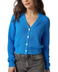 Lilla P - Shrunken V-Neck Cardigan - Lyst